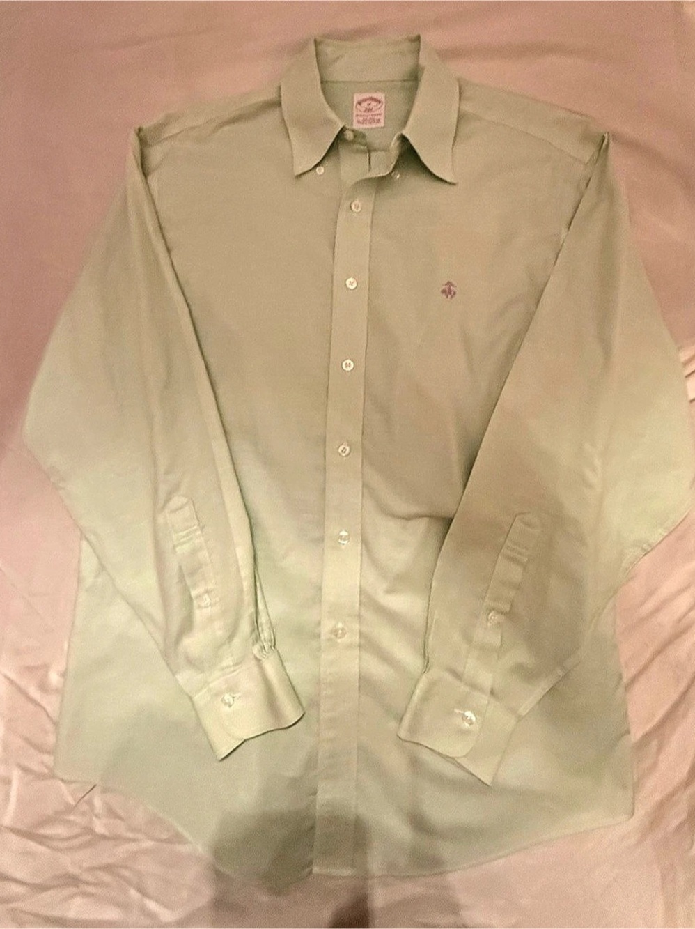 Brooks Brothers Green Button Down Shirt Size Medium